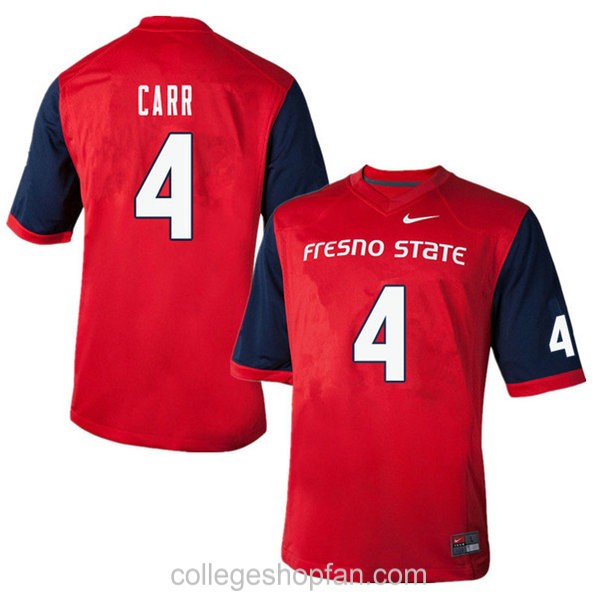 Womens Derek Carr Fresno State Bulldogs #4 Game Red College Football Jersey